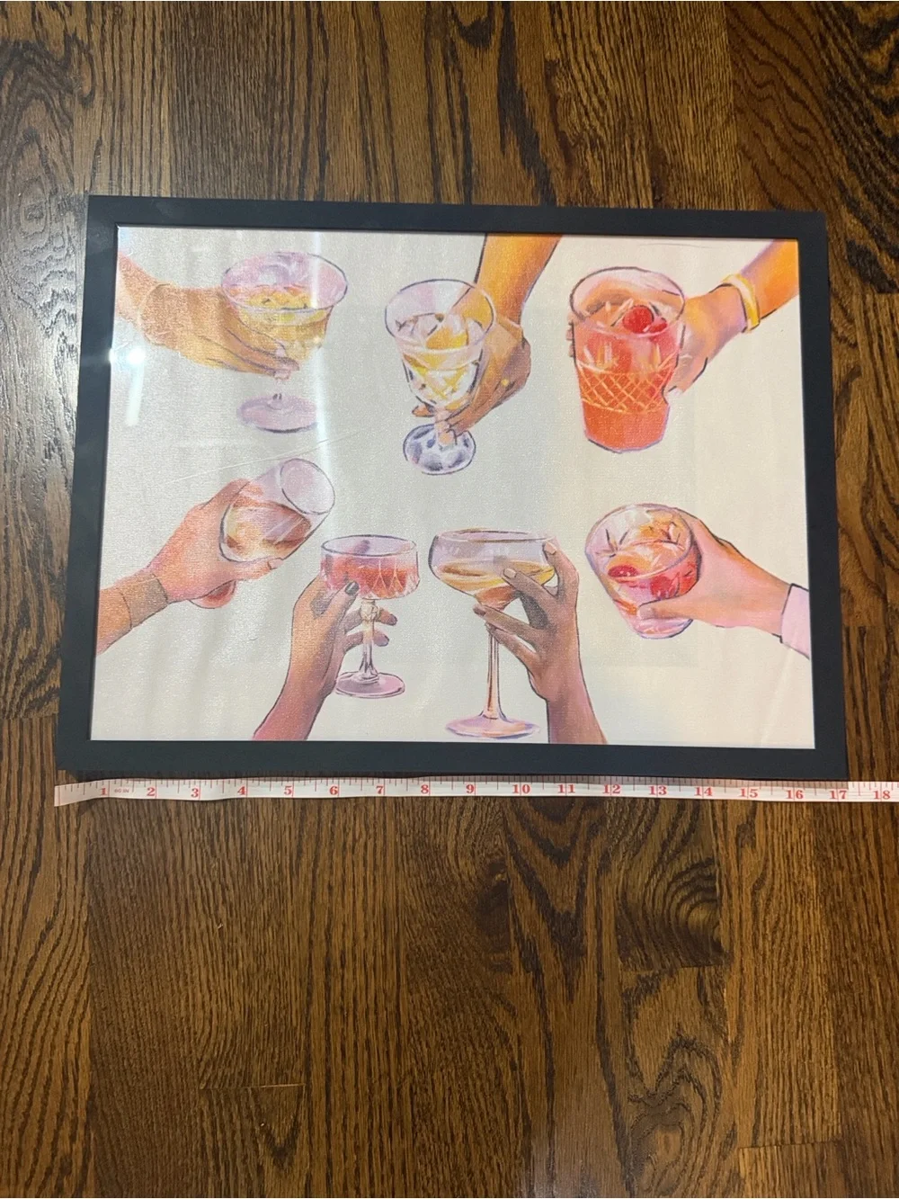 Cheers Art Print - Multicolor Glasses Wall Art by